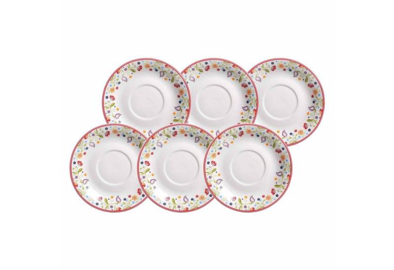 Ritzenhoff & Breker Untertasse Shanti Jumbountertassen ø 17 cm 6er Set, (6 St) von Ritzenhoff & Breker