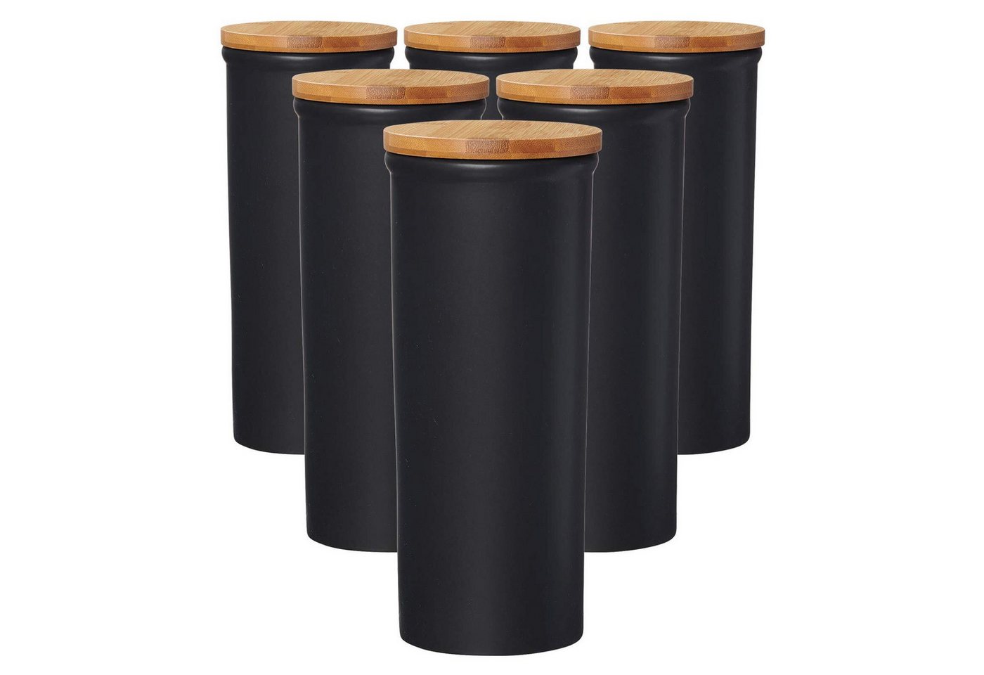 Ritzenhoff & Breker Vorratsdose Jasper Vorratsdosen 1,6 l 6er Set, Steinzeug, (6-tlg) von Ritzenhoff & Breker