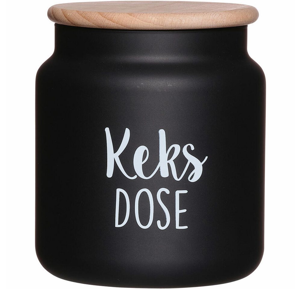 Ritzenhoff & Breker Vorratsdose Svart Keksdose Schwarz 1.1 L, Glas von Ritzenhoff & Breker