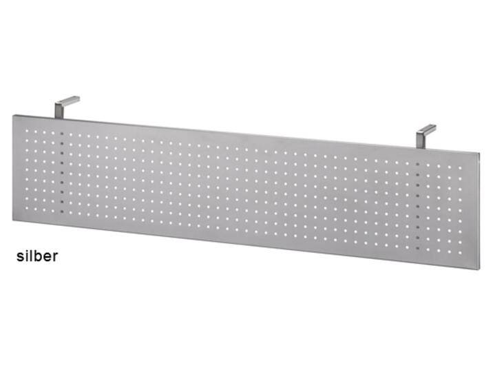 Sichtblende Allround für Bürotisch Schreibtische 155 cm breit silber von Ritzenhoff-&-Breker
