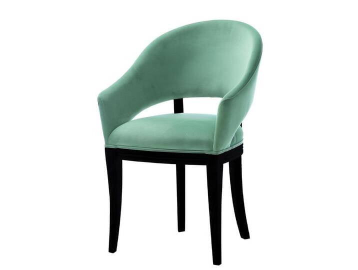 Xlmoebel Armlehnstuhl Neue Designer Polsterstühle mit Luxus-Design für Büro und Esszimmer, Hergestellt in Europa, grün von Ritzenhoff-&-Breker