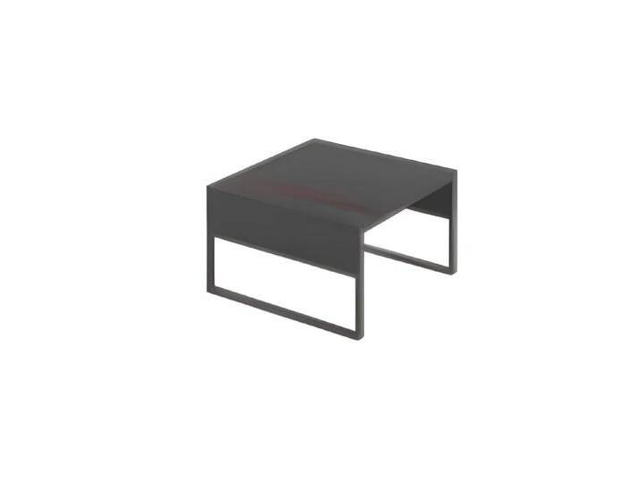 Xlmoebel Couchtisch Neu Luxuriöser moderner quadratischer Couchtisch für Büro (1-St., Couchtisch), Hergestellt in Europa, schwarz von Ritzenhoff-&-Breker