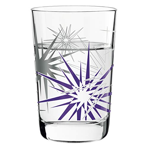 RITZENHOFF Next Shot Schnapsglas von Alena St. James, aus Kristallglas, 40 ml, Platin, Lila von RITZENHOFF