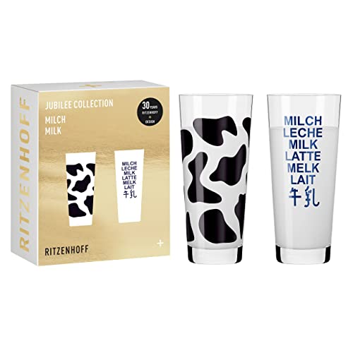 Ritzenhoff 6131001 Milchglas-Set 300 ml – Serie Jubilee Collection – 2 Stück – Sieger-Design 2022 – Made in Germany von RITZENHOFF