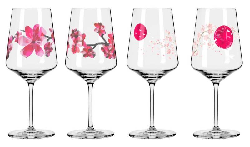 Ritzenhoff Aperitifglas SOMMERSONETT, Glas, Spülmaschinengeeignet, Mehrfarbig, Motiv: Kirschblüten Ritzenhoff Aperitifglas SOMMERSONETT, Glas, Spülmaschinengeeignet, Mehrfarbig, Motiv: Kirschblüten von Ritzenhoff