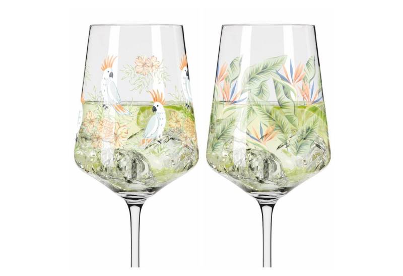 Ritzenhoff Longdrinkglas Sommertau, Kristallglas von Ritzenhoff
