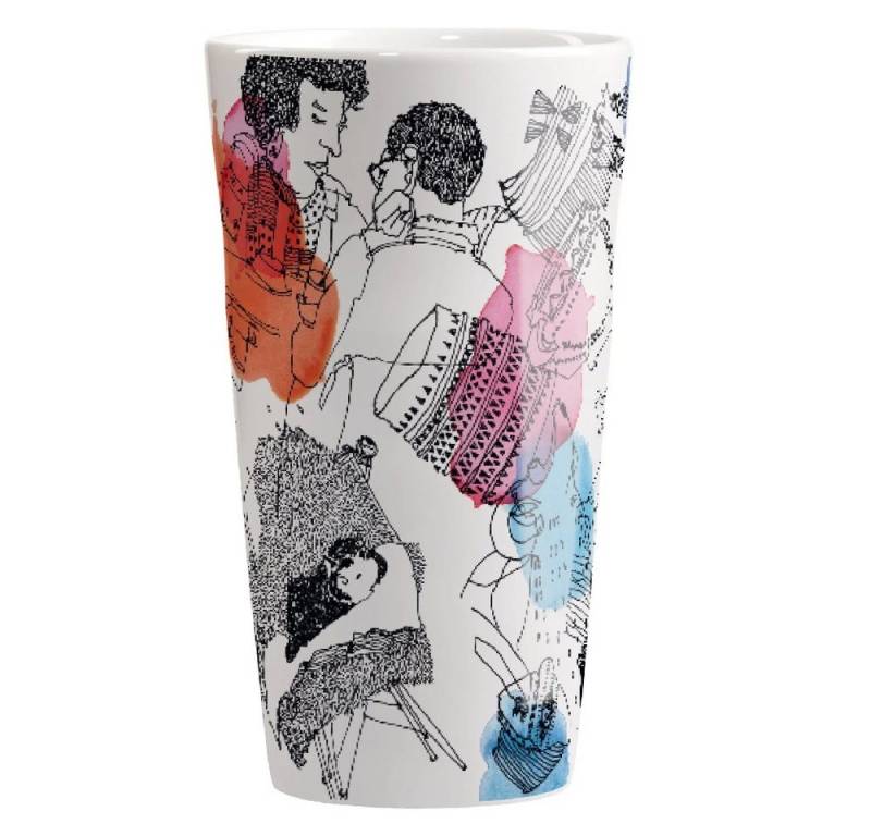 Ritzenhoff Becher Ritzenhoff Genussklasse XL Becher #2 L. Kühnertová H22, Porzellan von Ritzenhoff