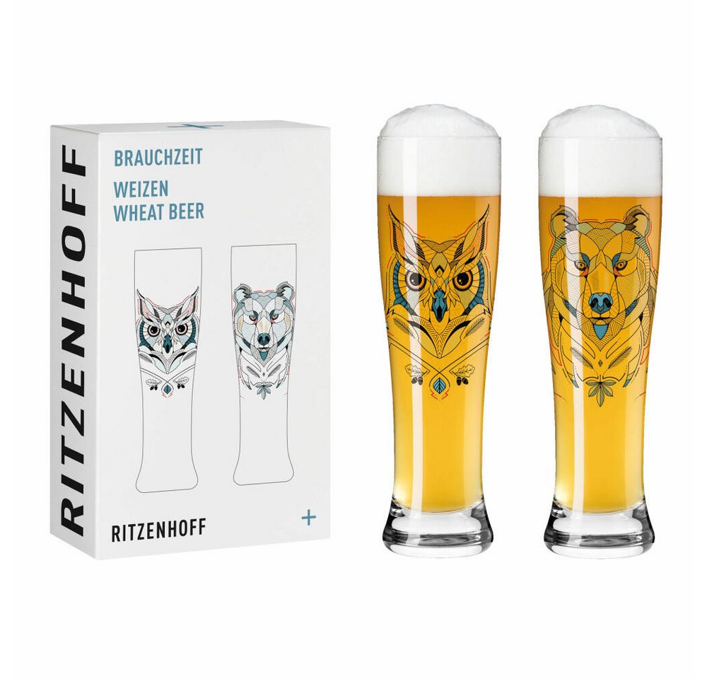 Ritzenhoff Bierglas Brauchzeit Weizen 2er-Set 001, Glas Ritzenhoff Bierglas Brauchzeit Weizen 2er-Set 001, Glas von Ritzenhoff