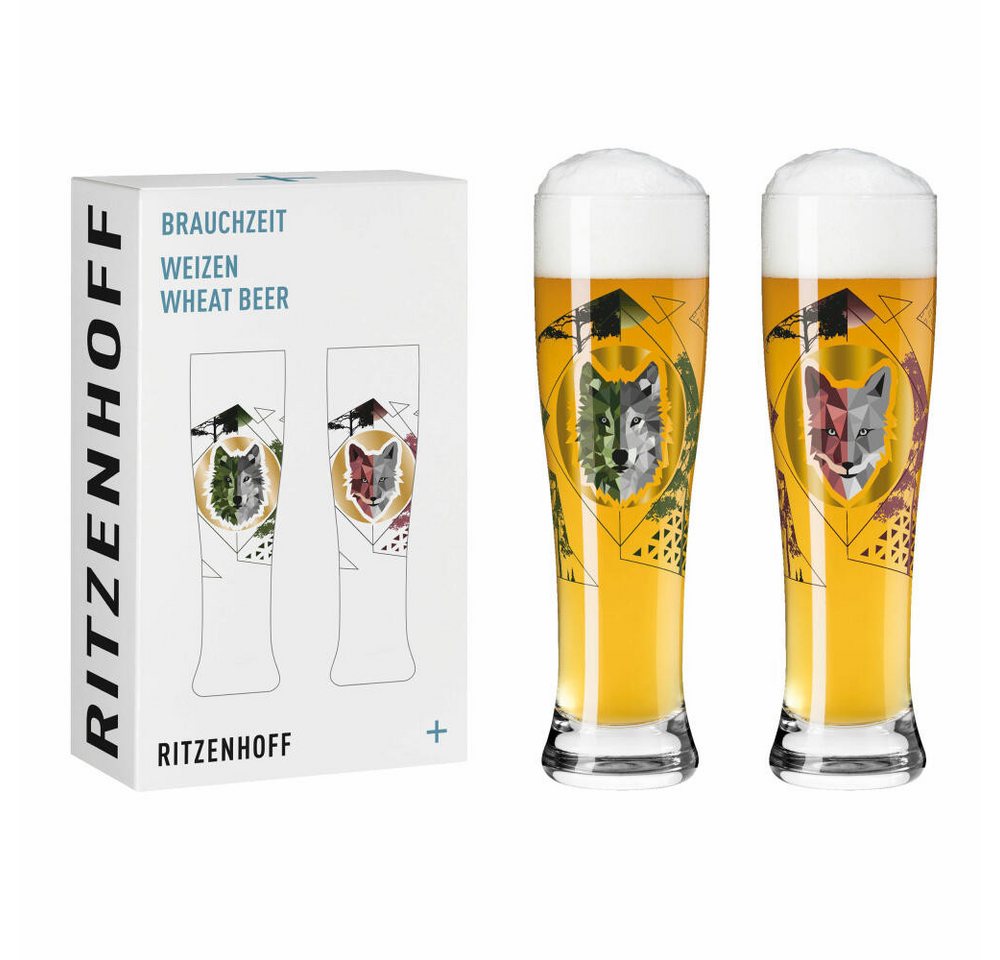 Ritzenhoff Bierglas Brauchzeit Weizen 2er-Set 002, Glas Ritzenhoff Bierglas Brauchzeit Weizen 2er-Set 002, Glas von Ritzenhoff