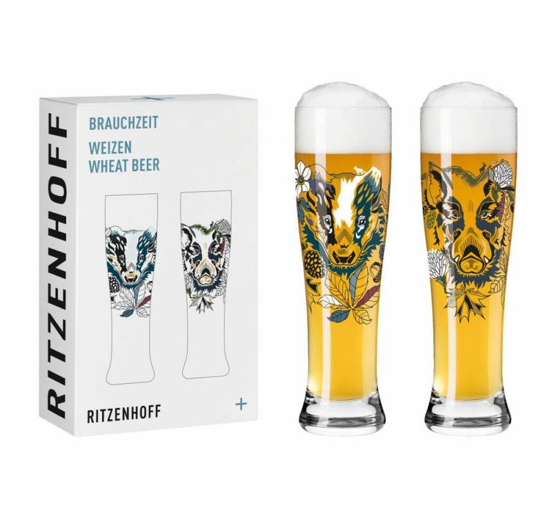Ritzenhoff Bierglas Brauchzeit Weizen 2er-Set 004, 2-tlg., Glas Ritzenhoff Bierglas Brauchzeit Weizen 2er-Set 004, 2-tlg., Glas von Ritzenhoff