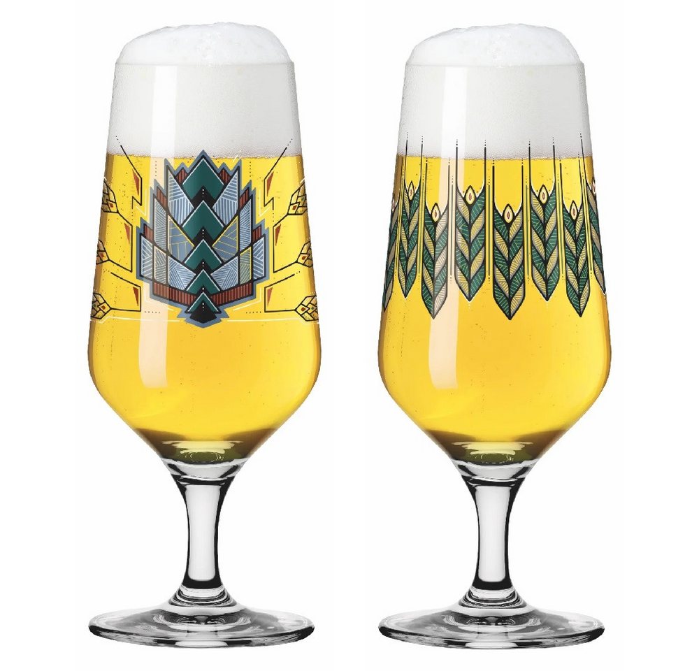 Ritzenhoff Bierglas Ritzenhoff Brauchzeit Pils 2er-Set #1 #2 A. Preis F23, Kristallglas Ritzenhoff Bierglas Ritzenhoff Brauchzeit Pils 2er-Set #1 #2 A. Preis F23, Kristallglas von Ritzenhoff