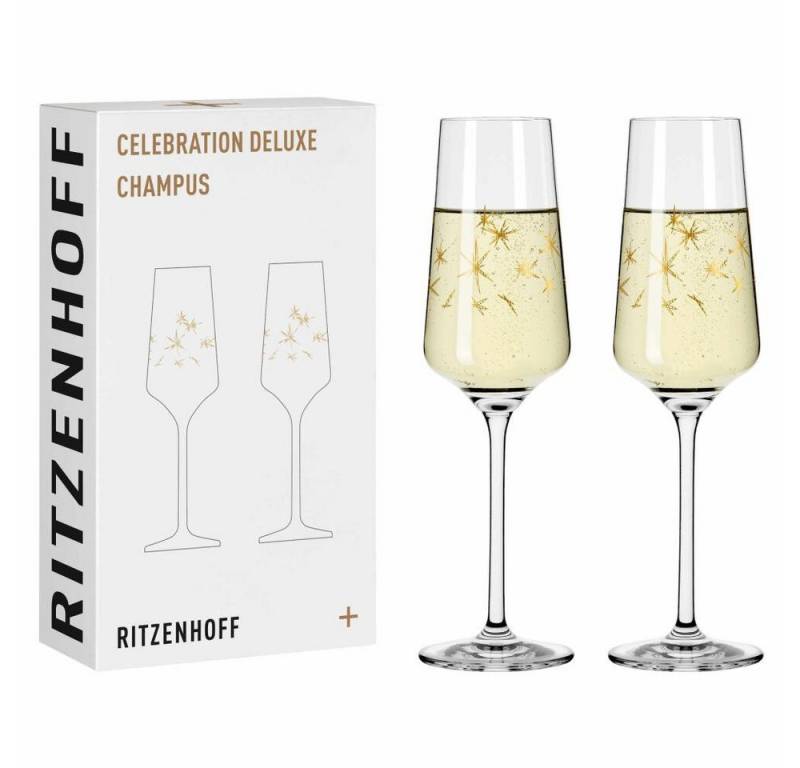 Ritzenhoff Champagnerglas Celebration Deluxe 003, Kristallglas von Ritzenhoff