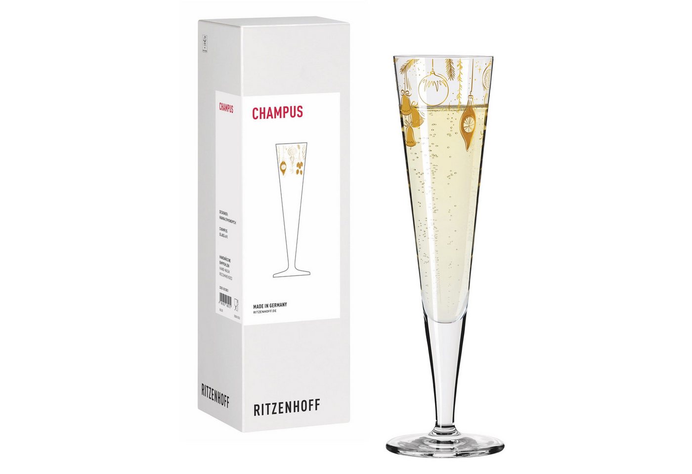 Ritzenhoff Champagnerglas Weihnachten von Ritzenhoff