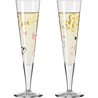 Ritzenhoff Champus-Set 2-tlg. GOLDNACHT, Glas von Ritzenhoff