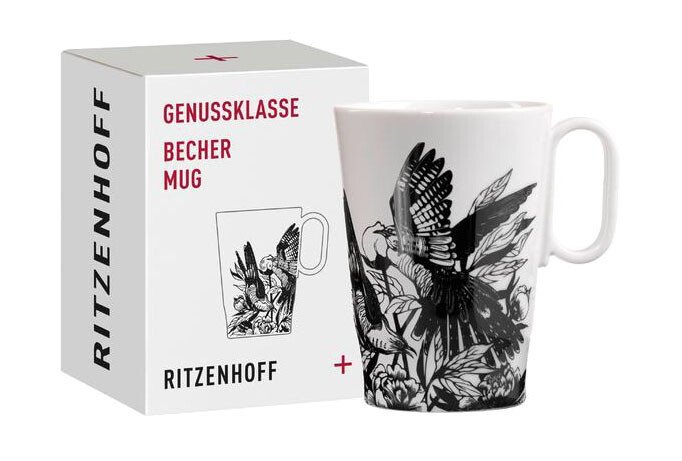 Ritzenhoff Kaffeetasse 0,3 l Genussklasse #1 schwarz von Ritzenhoff