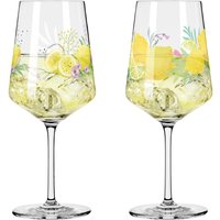 Ritzenhoff Limoncello 2er-Set SOMMERTAU LIMONCELLO, Kristallglas von Ritzenhoff