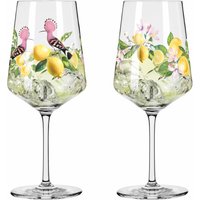Ritzenhoff Limoncello Aperitifglas 2er-Set SOMMERTAU, Kristallglas von Ritzenhoff