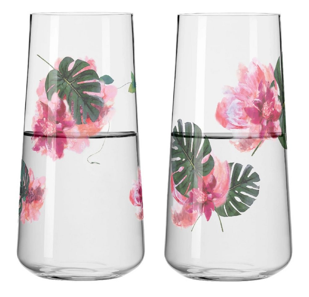 Ritzenhoff Longdrinkglas Ritzenhoff Sommersonett D-TOX 2er-Set R. Rosenkranz F23, Kristallglas Ritzenhoff Longdrinkglas Ritzenhoff Sommersonett D-TOX 2er-Set R. Rosenkranz F23, Kristallglas von Ritzenhoff