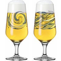 Ritzenhoff Pils 2er-Set BRAUCHZEIT, Kristallglas von Ritzenhoff