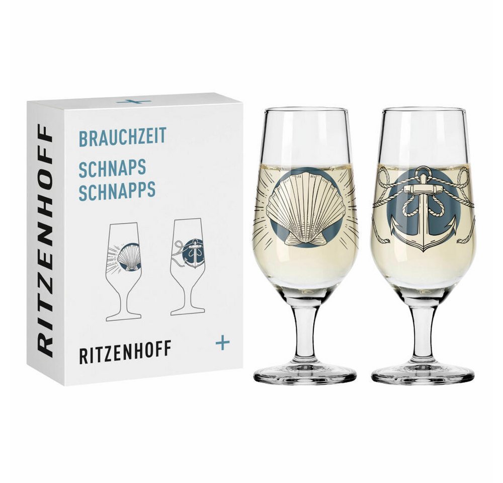 Ritzenhoff Schnapsglas 2er-Set Brauchzeit 001, 002, Kristallglas, Made in Germany Ritzenhoff Schnapsglas 2er-Set Brauchzeit 001, 002, Kristallglas, Made in Germany von Ritzenhoff