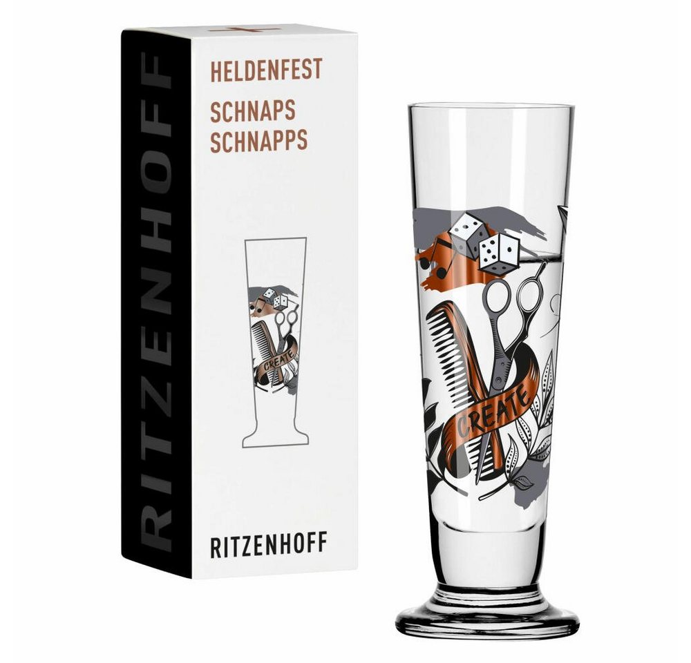 Ritzenhoff Schnapsglas Heldenfest 009, Kristallglas von Ritzenhoff