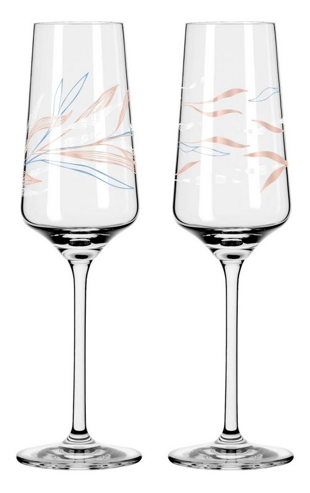 Ritzenhoff Sektglas Sparkle, Glas, Spülmaschinengeeignet, Mehrfarbig, Motiv: Algen Ritzenhoff Sektglas Sparkle, Glas, Spülmaschinengeeignet, Mehrfarbig, Motiv: Algen von Ritzenhoff