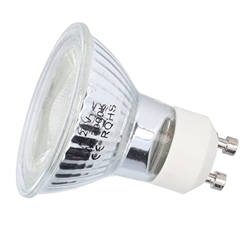 Glühbirne, Dimmbar, Spotlight, Cob-Lampe, Cob-Spotlight für den Haushalt, Dekorativ, Raumbirne, Gu10-Glühbirne für Hausdekorationszubehör, Lampensets (Warmweißes Licht 2700-3200 K) von Riuulity