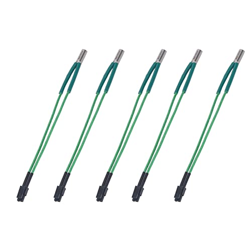 Riuulity 3D -Drucker 5pcs Schnelles Heizung 24 -V Heizungspatrone für V2.4 V0.1 Edelstahlkopf Idealer Ersatz für Hotend Zubehör (50W) von Riuulity