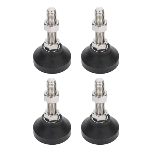 Riuulity 4pcs Verstellbare Möbelnivellierungshalterungen M12 Thread Tischstuhl Workbench Leveler für Home Office -Werkzeugmaschine, Nylon -Stütze Füße Schwarz Riuulity 4pcs Verstellbare Möbelnivellierungshalterungen M12 Thread Tischstuhl Workbench Leveler für Home Office -Werkzeugmaschine, Nylon -Stütze Füße Schwarz von Riuulity