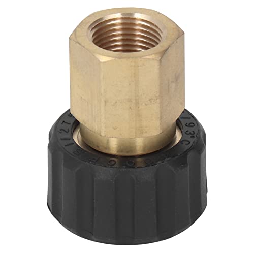 Riuulity 5000psi Druckwaschschlauchanschluss Verbessert Abnehmbar (Innengewinde G3/8 auf Innengewinde M22 14 mm) von Riuulity