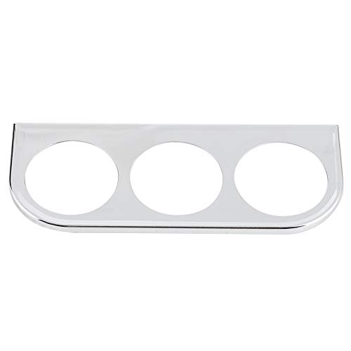 Riuulity 52 Mm Dreifachinstrumente Gehäuse Panel Panel Iron Dashboard -Unterstützung Eisenunterstützung für Schwarze DIY -Enthusiasten (SILVER) von Riuulity