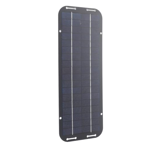 Riuulity 5W 12V Tragbares Solarplattenladegerät Polysilicon Auto Bootsstrom Solarpanel für Wohnmobile, Boot, Motorrad, mit Hoher Effizienz Energieumwandlungsrate, Leichtgewicht von Riuulity
