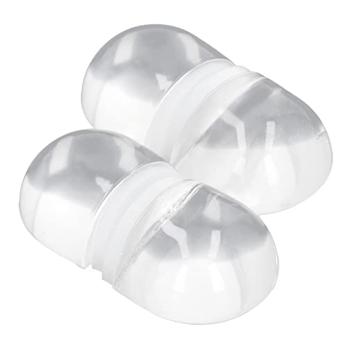 Riuulity Acrylbodenstür Stopper Transparenter Selbstkleberpuffer für Geräuschlose Schlafzimmer Badezimmer 4pcs von Riuulity