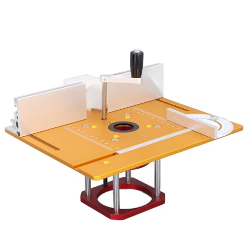 Riuulity Aluminiumlegierungs -Router -Tisch Einsatzplatten Kit für 64-65 Mm Trimmmaschinen Umfassendes Router Auftriebssystem für Fräsenjobs, Einfache Installation für Verbesserte Komfort Riuulity Aluminiumlegierungs -Router -Tisch Einsatzplatten Kit für 64-65 Mm Trimmmaschinen Umfassendes Router Auftriebssystem für Fräsenjobs, Einfache Installation für Verbesserte Komfort von Riuulity