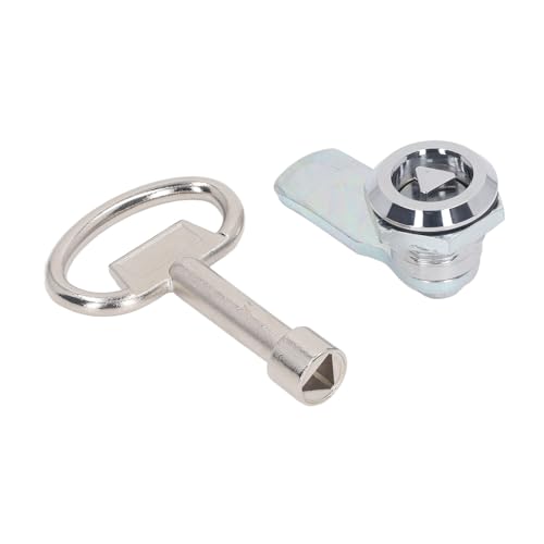 Riuulity CAM LOCKSKLEY -SET Haltbarer Dreieckiger Zylinderchrom -Zink Legierungs Kabinettsschloss für Industrieschränke und Wohnmobile Riuulity CAM LOCKSKLEY -SET Haltbarer Dreieckiger Zylinderchrom -Zink Legierungs Kabinettsschloss für Industrieschränke und Wohnmobile von Riuulity