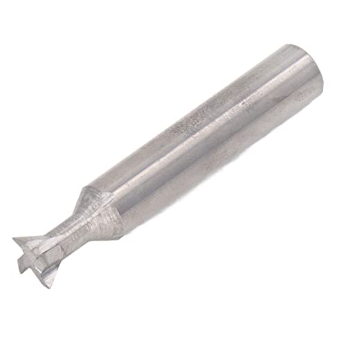Riuulity Carbid -Schwalbenschwanz -Mahlen Cutter 4 Flöte Router Bit für Holzbearbeitung und Möbelhersteller (10x60°x60L) von Riuulity