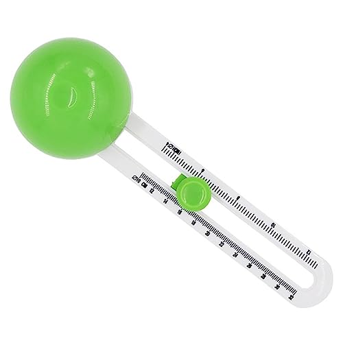 Riuulity Circle Cutter Verstellbarer Runder Karton Trimmer Zum Handwerk mit 3 Klingen für das Schneidwerkzeug für Begrüßungskartenhandwerk von Riuulity