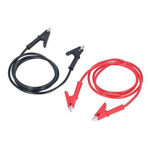 Riuulity Clips -Testkabel mit 1,4 Mm Flexibles Kabel - Dual End Krokodil Clips für Spannungstests, Messing Krokodilen Testleitungen Riuulity Clips -Testkabel mit 1,4 Mm Flexibles Kabel - Dual End Krokodil Clips für Spannungstests, Messing Krokodilen Testleitungen von Riuulity
