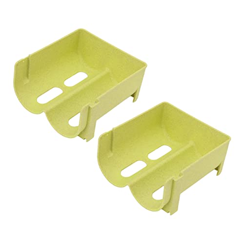 Riuulity Drop Resistant Stapelbarer Schrankweinregal für Kühlschrank Arbeitsplatte Grün 2 PCs von Riuulity