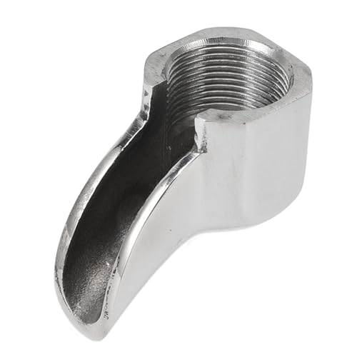 Riuulity Edelstahl -Portafilter -Ausgabersatz für die Kaffeemaschine von Expsobars, Kompatibel mit Auslauf, Verbessert Geschmack und Textur, Spritzsicher und Lecker (1 Wege Schraube 1,0 mm) von Riuulity