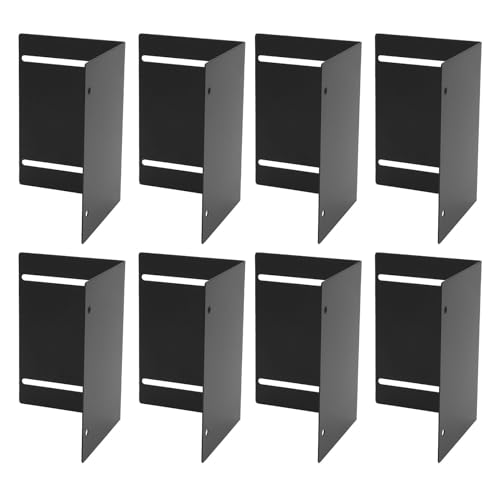 Riuulity Einstellbare Robuste Eisen -Post -Beschützer für Zäune Deckgeländer, Einfache Installation Postbox Post Base Guard für Universelle Kompatibilität, Qualitätsmaterial für Guten Schutz 8 von Riuulity