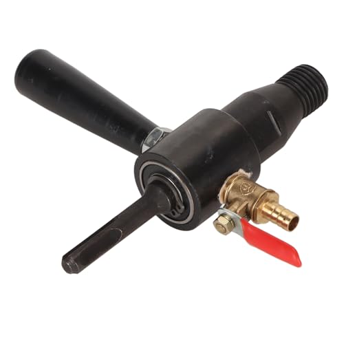 Riuulity Elektrischer Hammeradapter, Wassereinspritzwandler, Elektrobohrer Drehen Wasserbohrgeräte Wasser, die Geräteverbindungsstangenwerkzeuge für die Reparatur, Dekoration und (runder Griff) von Riuulity