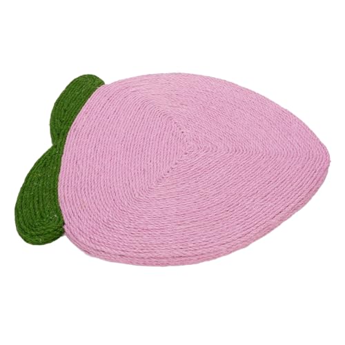 Riuulity Entzückende Pfirsichdesign -Katzenkratzmatte mit Sisalmaterial, Wandmontierte Dauerhafte Kratzermatte für Kätzchen, Schützt Möbel Riuulity Entzückende Pfirsichdesign -Katzenkratzmatte mit Sisalmaterial, Wandmontierte Dauerhafte Kratzermatte für Kätzchen, Schützt Möbel von Riuulity