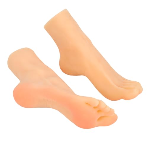 Riuulity Flexible Silikonfußmodell mit Knochen, Wiederverwendbar für Zeichnenpraxis, Handwerksausstellung für Künstler Riuulity Flexible Silikonfußmodell mit Knochen, Wiederverwendbar für Zeichnenpraxis, Handwerksausstellung für Künstler von Riuulity