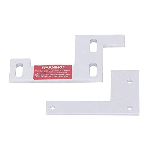 Riuulity Generator -Interlock -Kit Aluminiumlegierung Haupt und Generator Leiterschalter Interlock Panel Verhindert Versehentliche Stromausfälle mit Einfacher Installation für ITE, Gould, und 150 von Riuulity