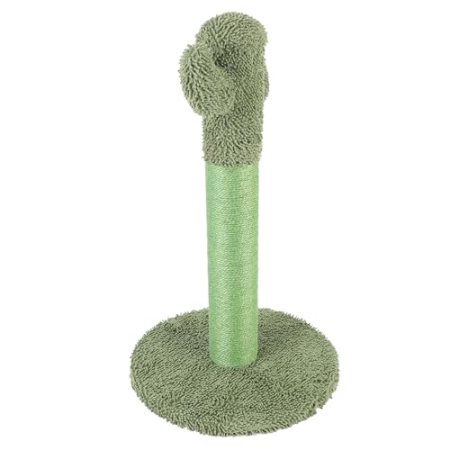 Riuulity Katzenkratzer nach Dem Verschleiß von Sisal Cactus Katzenkratzer für Innenkätzchen Interaktive Spielzeitsparnisgröße Grün Kompaktes Design von Riuulity