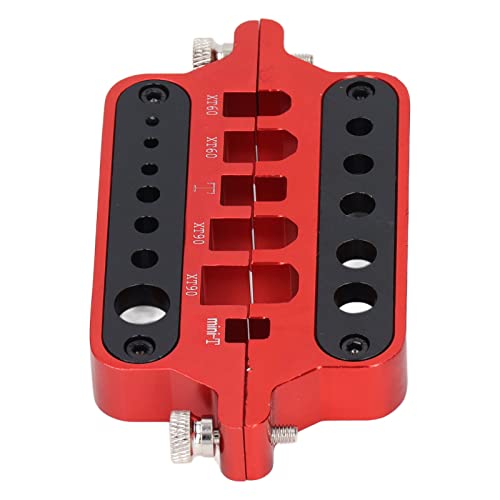 Riuulity Kotkältere Isolation Station Jig Aluminiumlegierung Robuster Lasmal für XT60 Banana Plug Connector, Schwarz von Riuulity