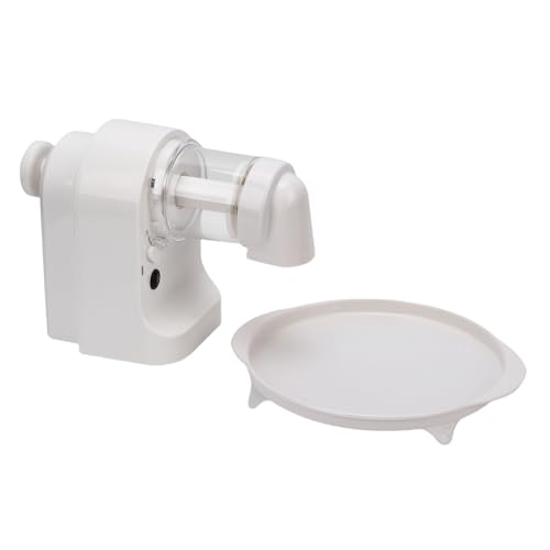 Riuulity Leistungsstarker Motor -Elektro -Eis -Rasierer, USB Angetriebene Schneekegelhersteller, Ruhige Zerquetschte Eismaschine Erreicht Leicht Schneestextur für Heimfeiergetränke von Riuulity