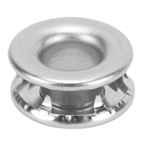 Riuulity Metall -Tunken, 100pcs 8 -mm -Zähne -Ösen mit Unterlegscheiben, DIY -Kunsthandwerk, Reparatur von Lederstoff, Wasserdichtes Material, Kupfermaterial, Einfache Installation (SILVER) von Riuulity