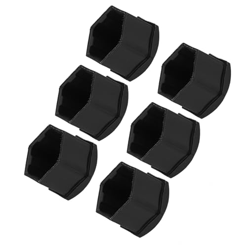 Riuulity Mode 21-mm-Nuss-Autorad-Diebstahl-Abdeckkappe, High-End-Staubabdeckung für Radnetzschrauben, 20 Prozent, Grüne Farbe, Geeignet für Alle 21-mm-Schrauben Geeignet (BLACK) von Riuulity